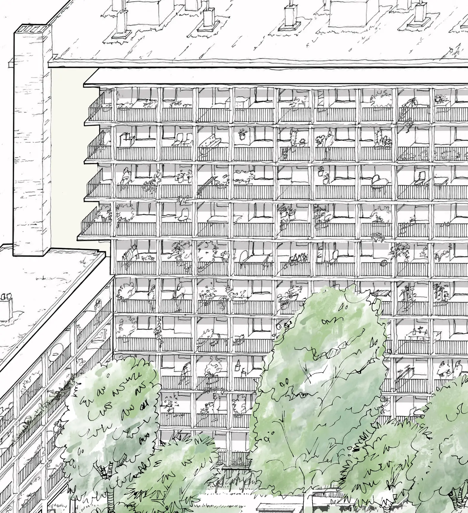 Réhabilitation de logements rue Jeanne d'Arc. RIVP