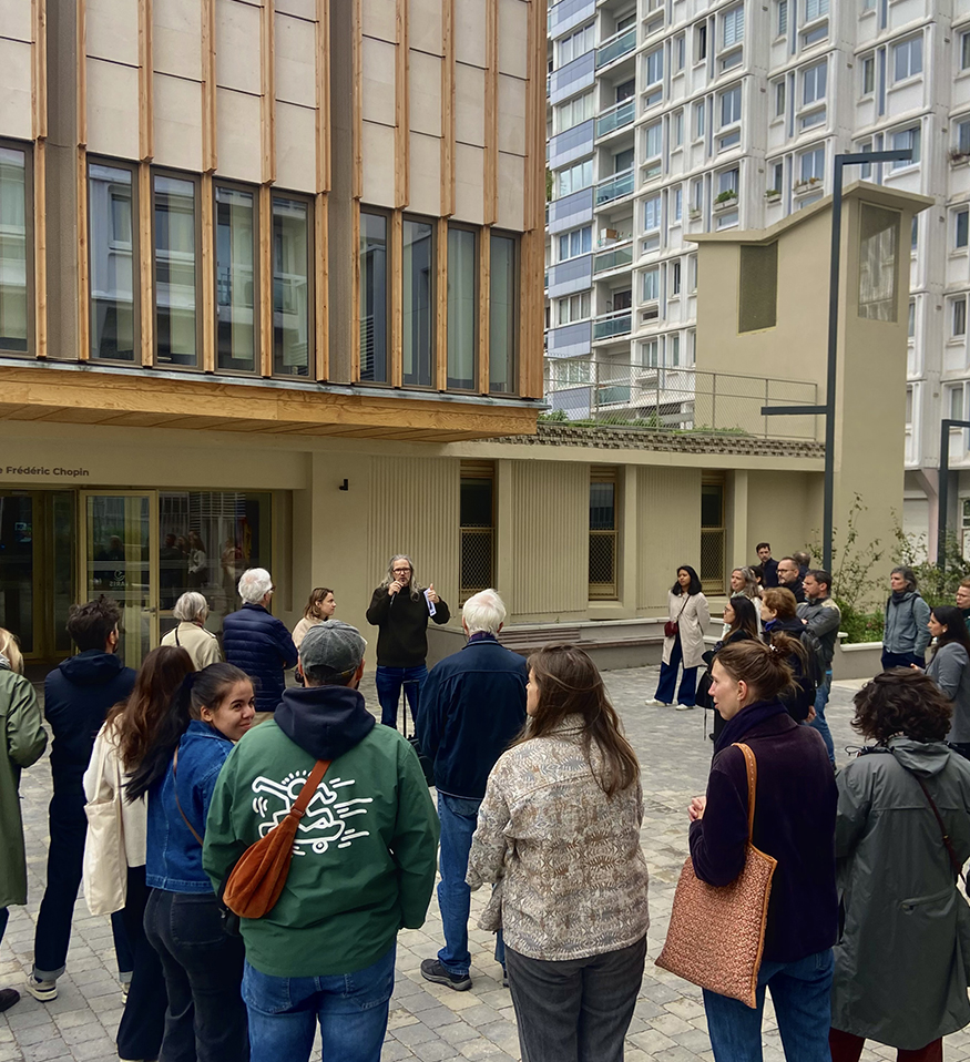 Visite du conservatoire Frédéric Chopin avec le Pavillon de l'arsenal
