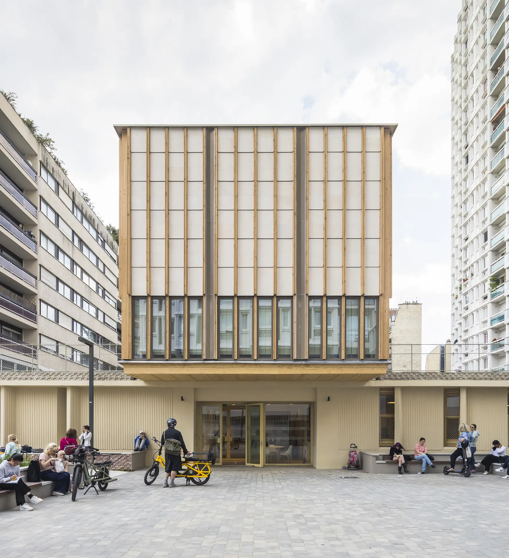 Restructuration, extension et réhabilitation thermique du conservatoire Frédéric Chopin, Paris 15