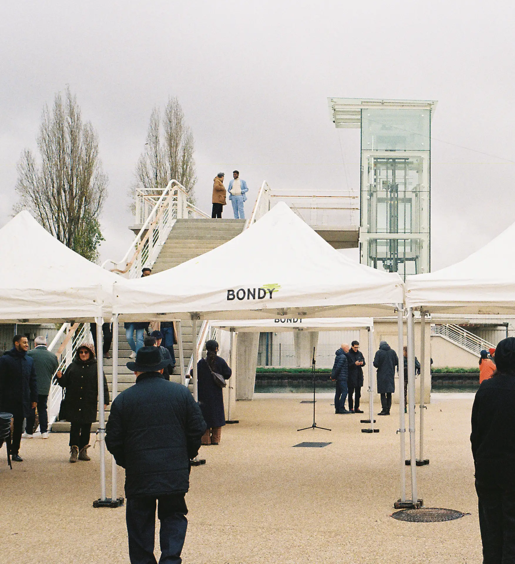 Inauguration de la passerelle de Bondy