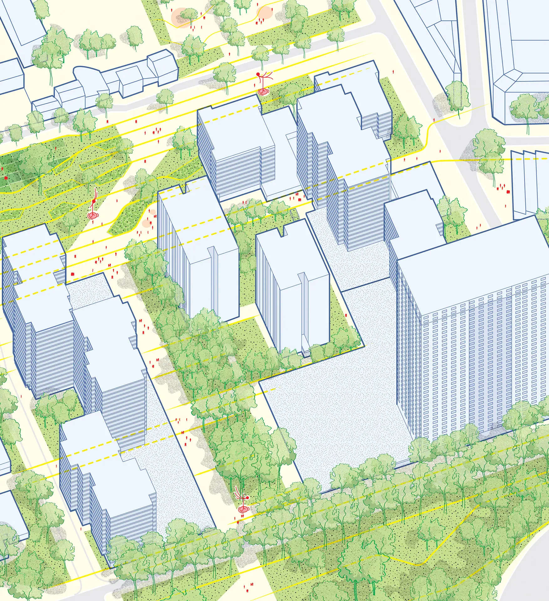 Aménagement de la dalle de la Vilette