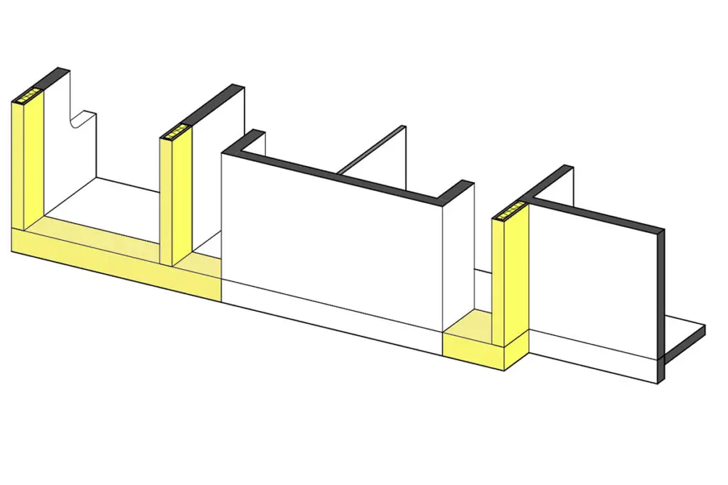 Façade rapportée en bois