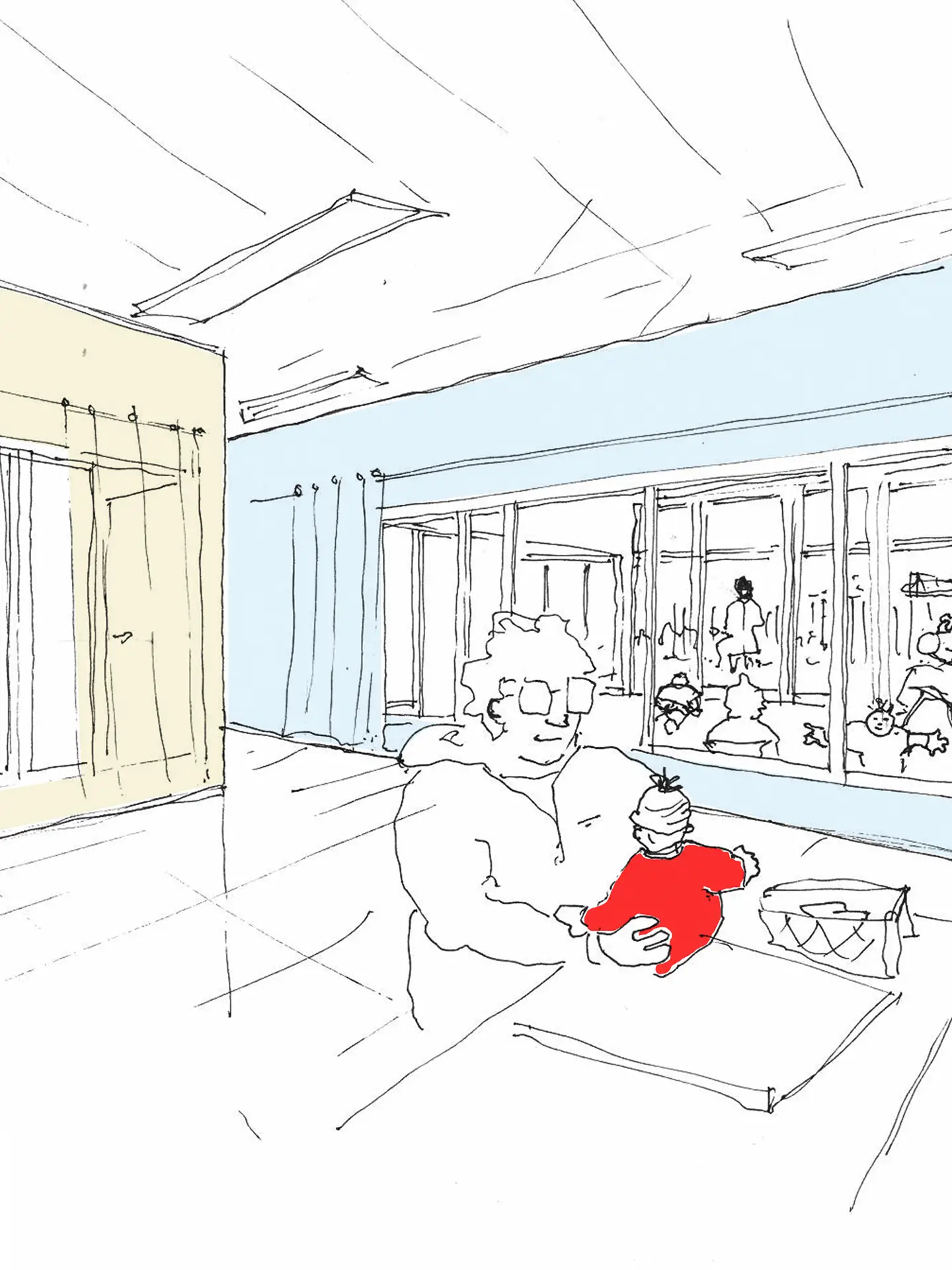 La grande école, un espace de change pour deux sections